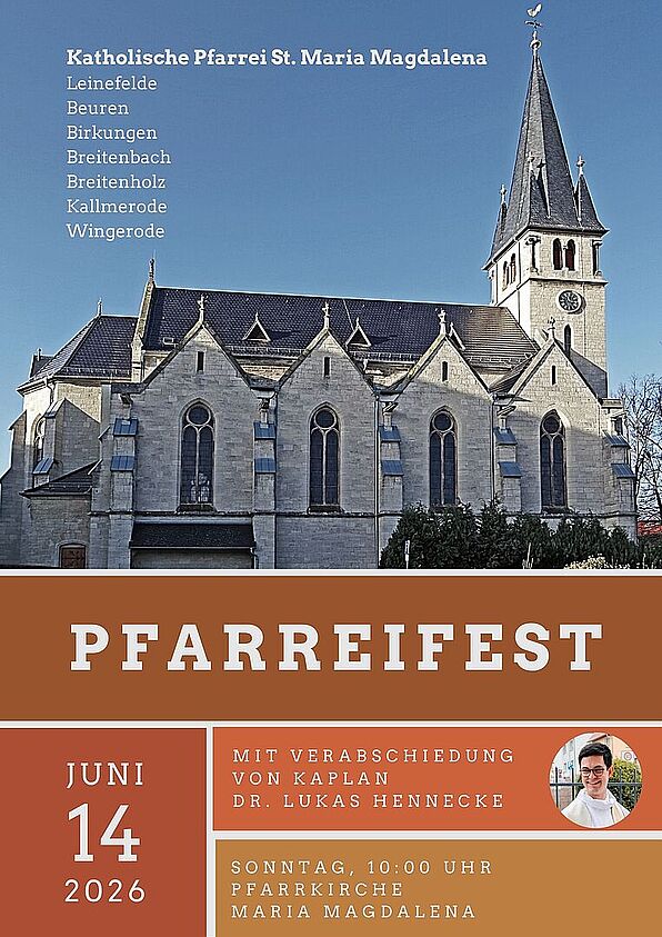 Plakat zum Pfarreifest
