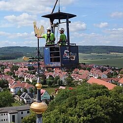 Wetterhahn auf St. Maria Magdalena Leinefelde