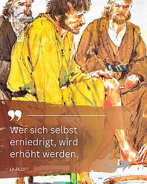 #sonntagsimpuls zum 31. August 2025

„Wer sich selbst erniedrigt, wird erhöht werden.“ (Lk 14,11)

Demut ist nicht...