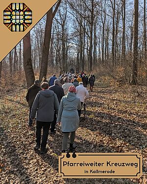 Am heutigen Sonntag, den 22. März, fand in Kallmerode der pfarreiweite Kreuzweg statt. 
Er wurde von Gemeindemitgliedern...